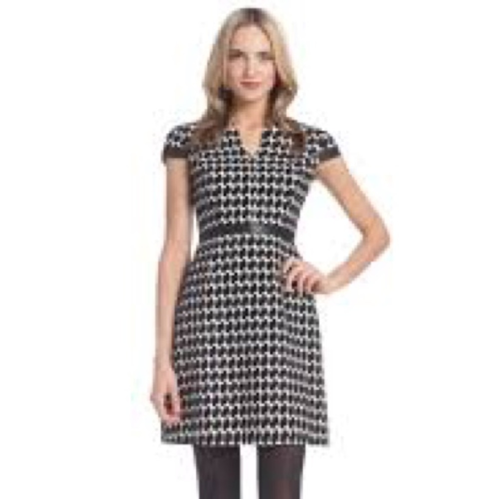 Shoshanna Houndstooth Sheath Dress - Barely worn